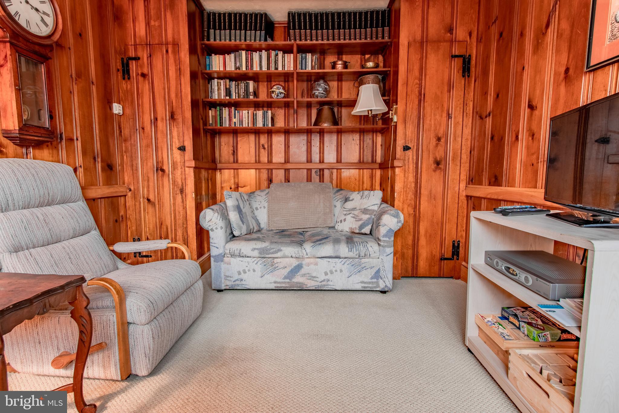2945 Normandy Road Ardmore, PA 19003 - Photo 21 of 34 Den featuring beautiful wood & built-in bookcases