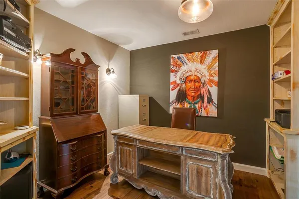 a room with storage and utility
