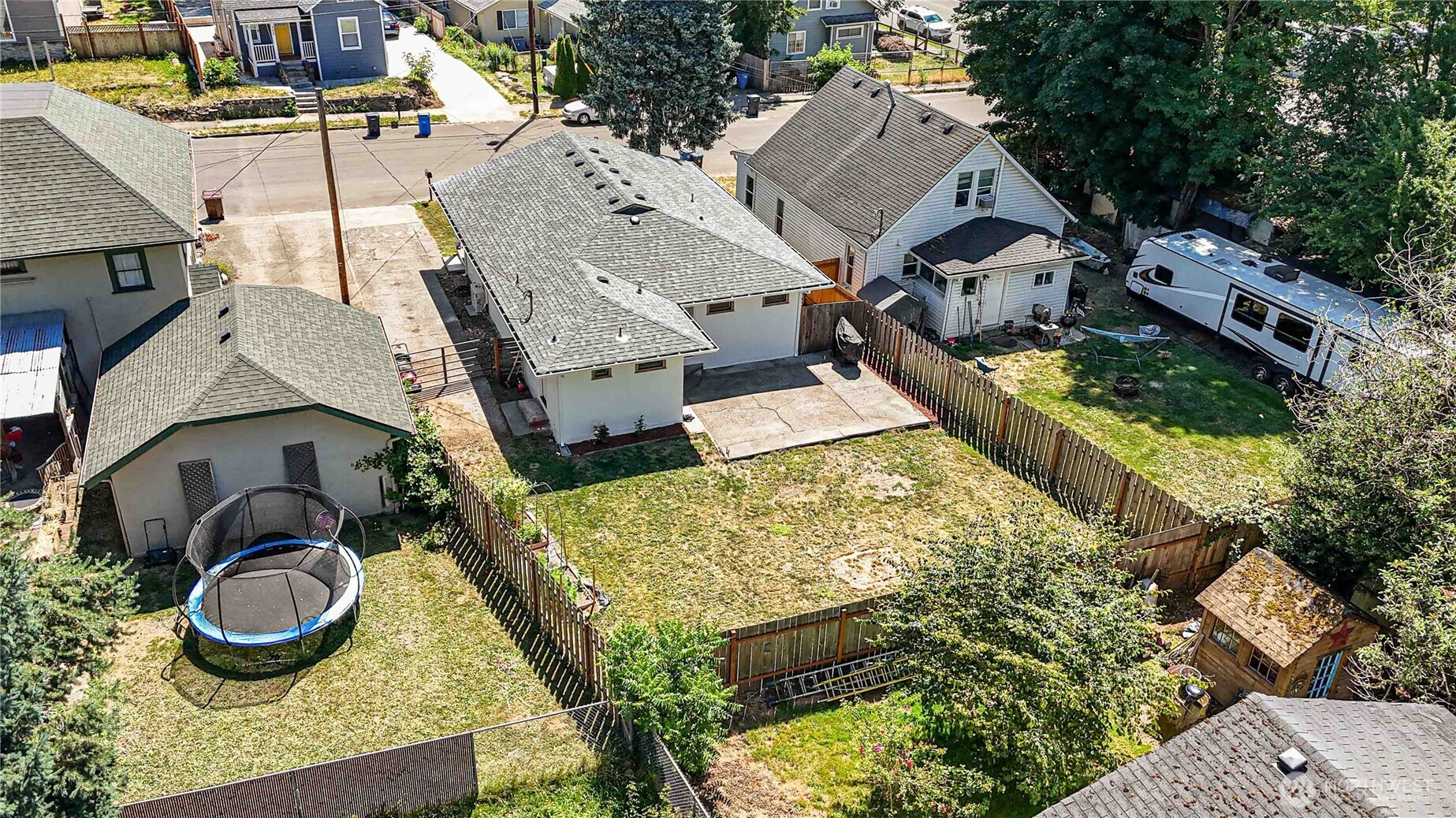 753 Southeast Sumner Street Camas, WA 98607 - Photo 37 of 37 an aerial view of a house with garden