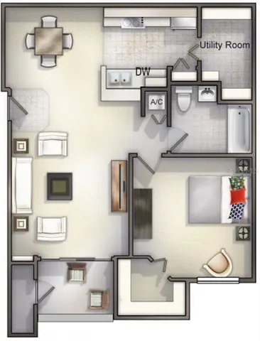 $1,350 | 5805 Legacy Crescent Place, Unit 304, Riverview, FL 33578