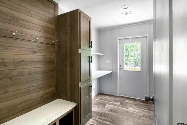 a bathroom with a sink and a shower