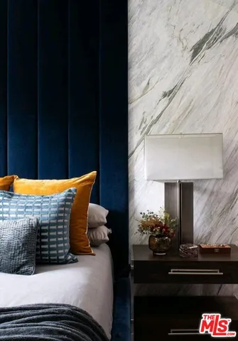 a view of balcony with furniture