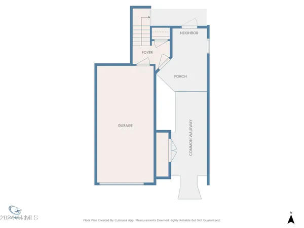 a view of empty room