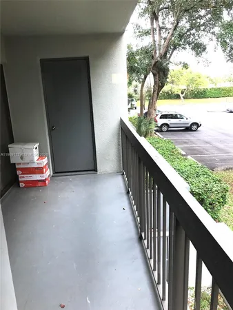 a view of a porch