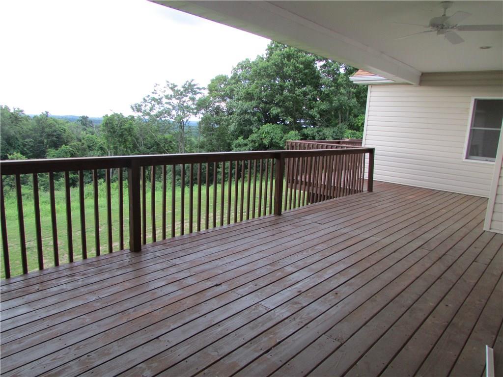 850 McCleary Road Hookstown, PA 15050 - Photo 23 of 23 Rear deck with stairs to back yard.