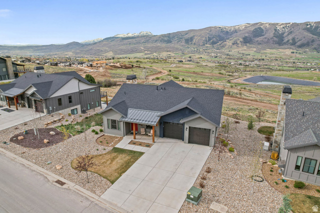 4527 North Seven Bridges Road Eden, UT 84310 - Photo 7 of 65 Bird's eye view of a mountain backdrop