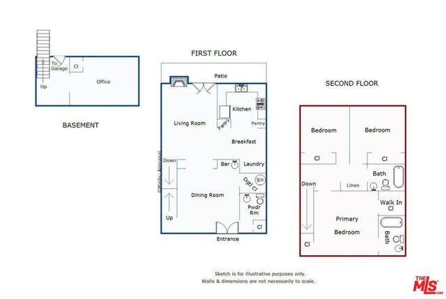 a view of a house with a street