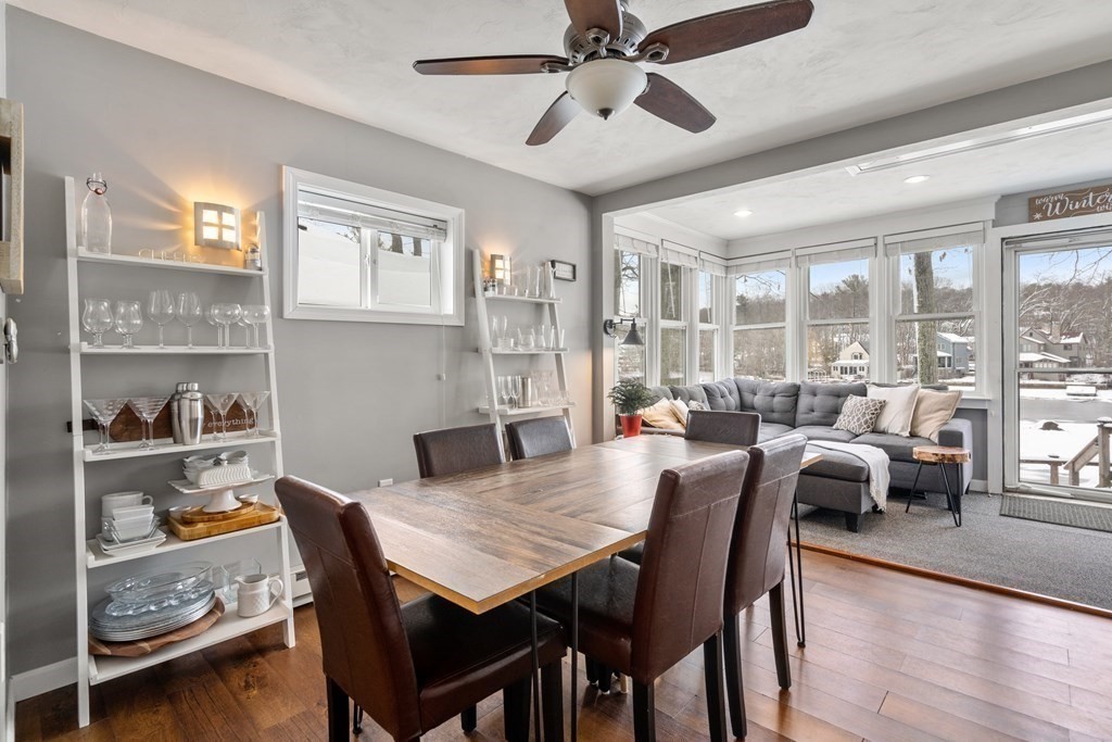 49 Woody Island Road Hopkinton, MA 01748 - Photo 6 of 33 a view of a dining room with furniture