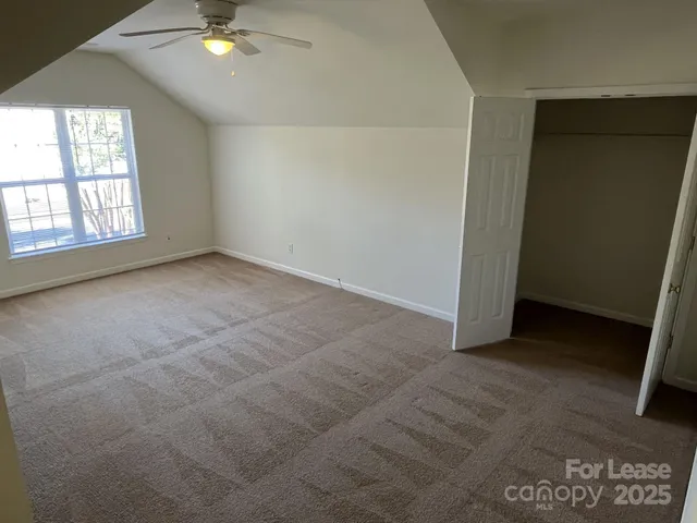 an empty room with window