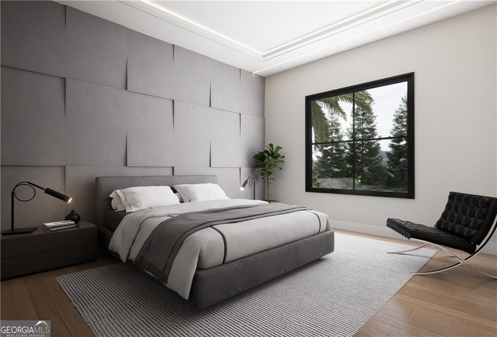 591 Decoupage Drive Fairburn, GA 30213 - Photo 11 of 34 a bedroom with a large bed and a window