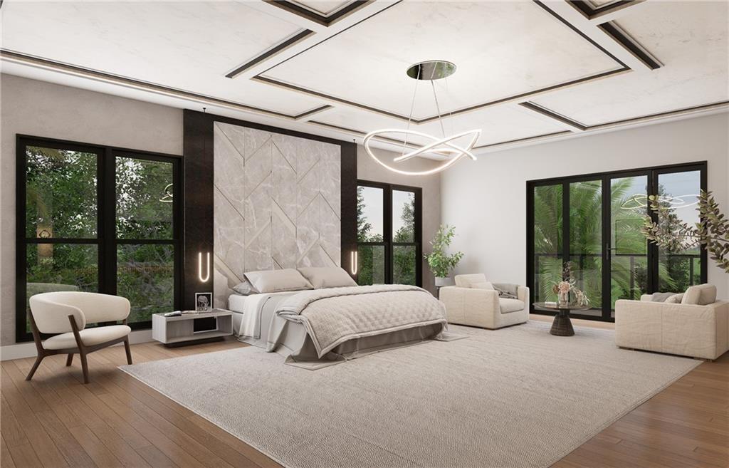 591 Decoupage Drive Fairburn, GA 30213 - Photo 17 of 34 a bedroom with furniture and large windows