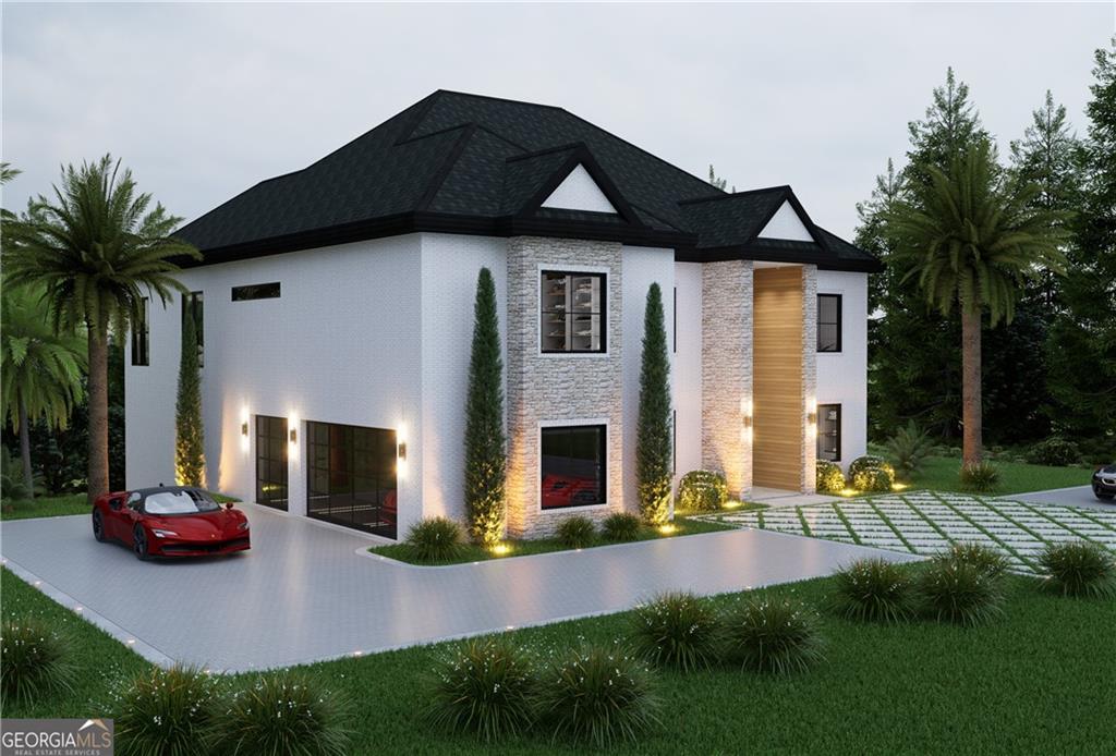 591 Decoupage Drive Fairburn, GA 30213 - Photo 2 of 34 a front view of house with yard and green space