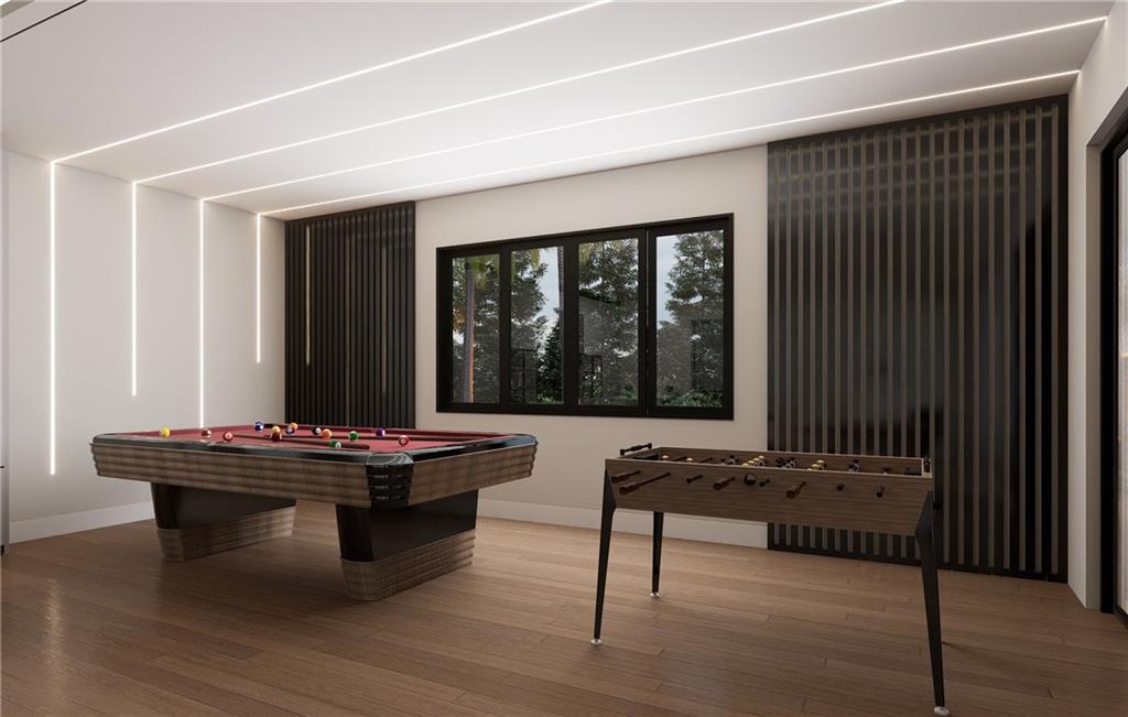 591 Decoupage Drive Fairburn, GA 30213 - Photo 26 of 34 a dining room with furniture and wooden floor