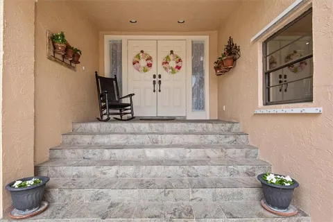 a view of painting on the wall