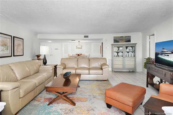 a view of balcony with furniture