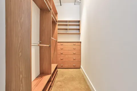 a view of walk in closet