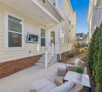 a view of a house with a large windows