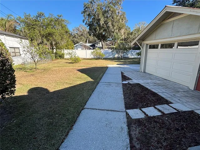 a view of outdoor space yard and swimming pool