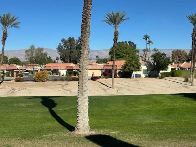 a view of outdoor space with garden