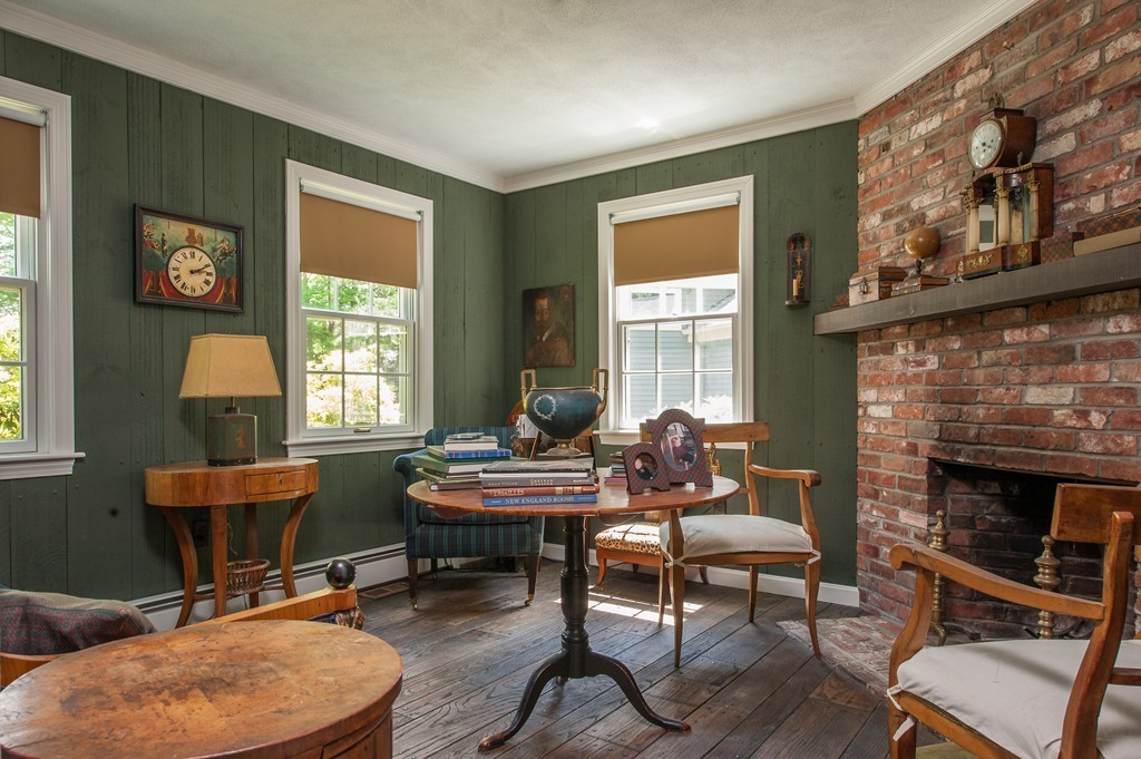 5 Holmes Road Boxford, MA 01921 - Photo 5 of 30 a living room with furniture a window and a fireplace