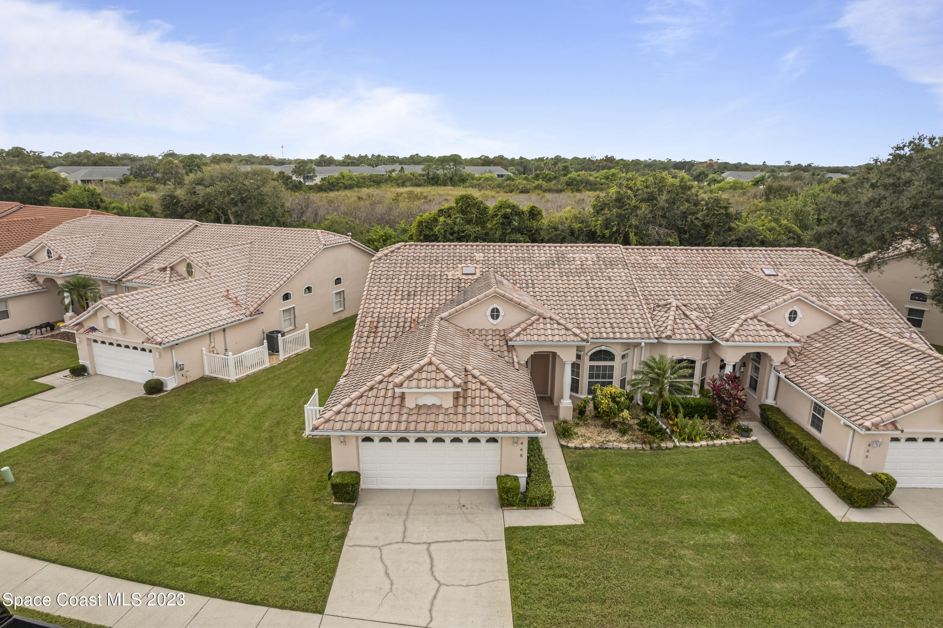 448 Renaissance Avenue Melbourne, FL 32940 - Photo 3 of 57 an aerial view of a house