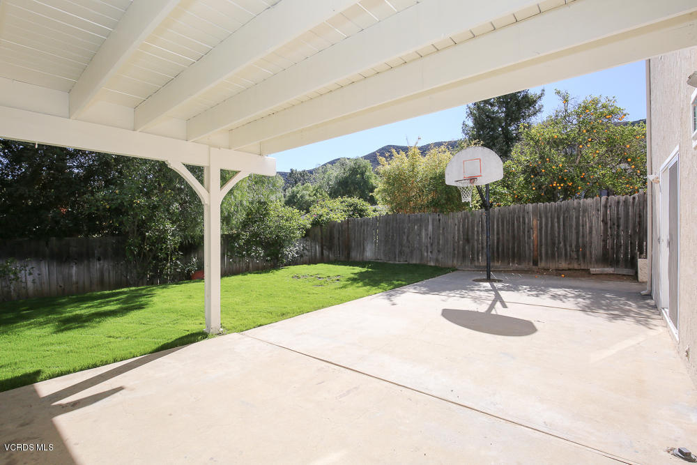 254 Maple Road Newbury Park, CA 91320 - Photo 23 of 24 a view of a backyard with a slide