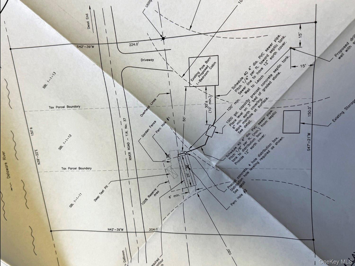 860 River Road Callicoon, NY 12723 - Photo 27 of 27 Septic plan and lot.