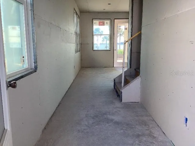 a view of an empty room