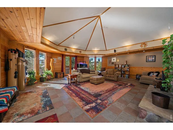a view of outdoor space with seating space