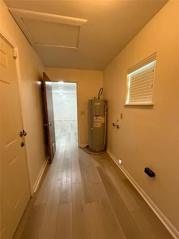 a view of a storage & utility room