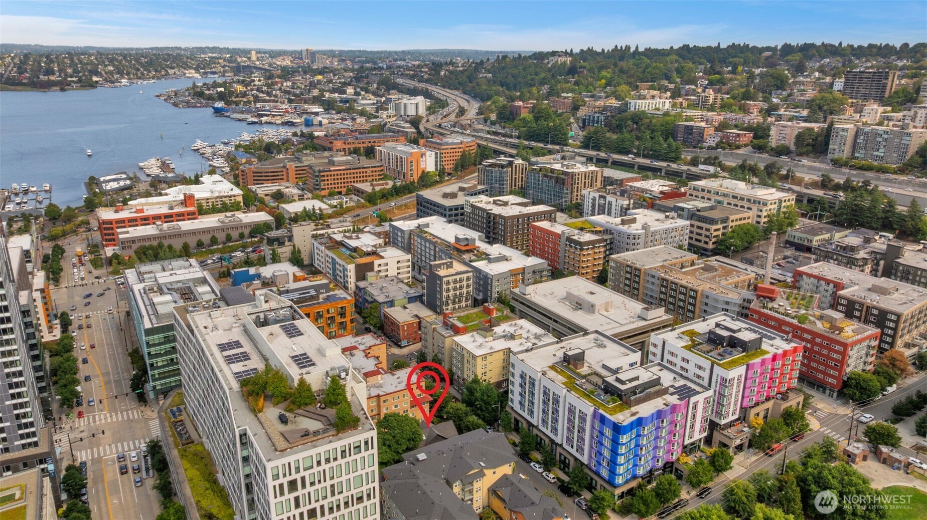 417 Minor Avenue North Seattle, WA 98109 - Photo 17 of 36 an aerial view of a city