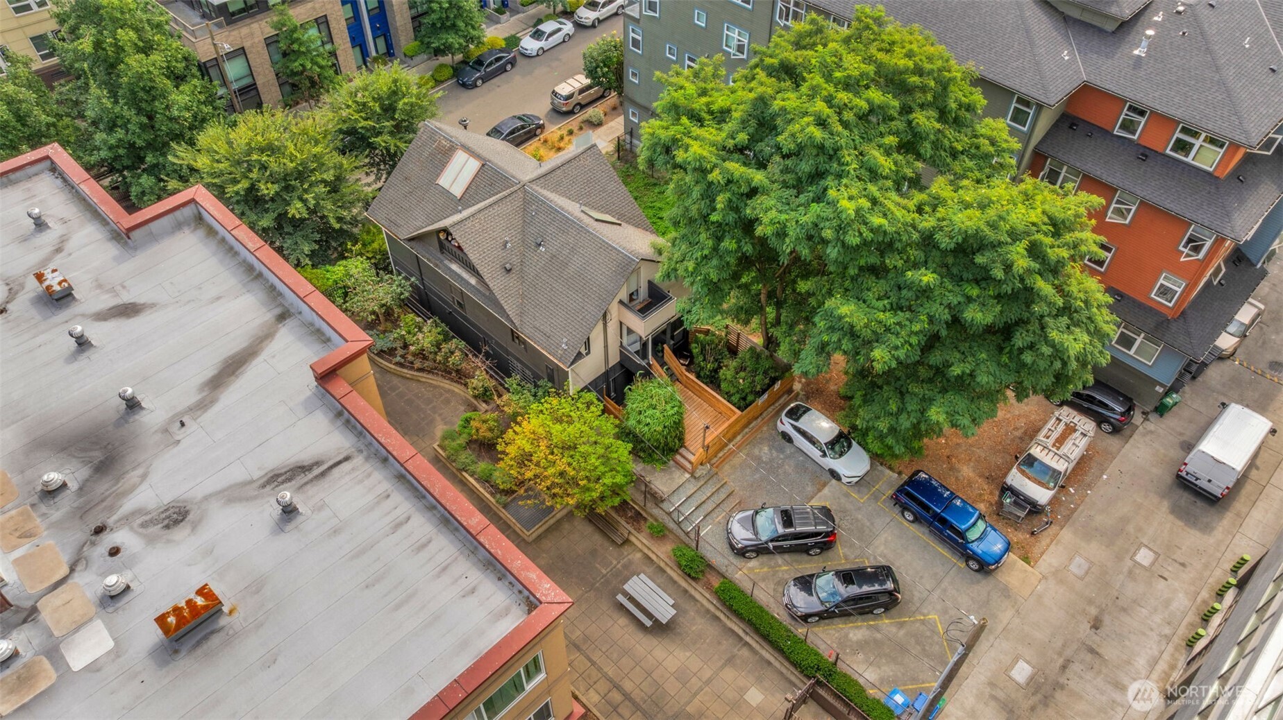 417 Minor Avenue North Seattle, WA 98109 - Photo 7 of 36 an aerial view of a house with outdoor space