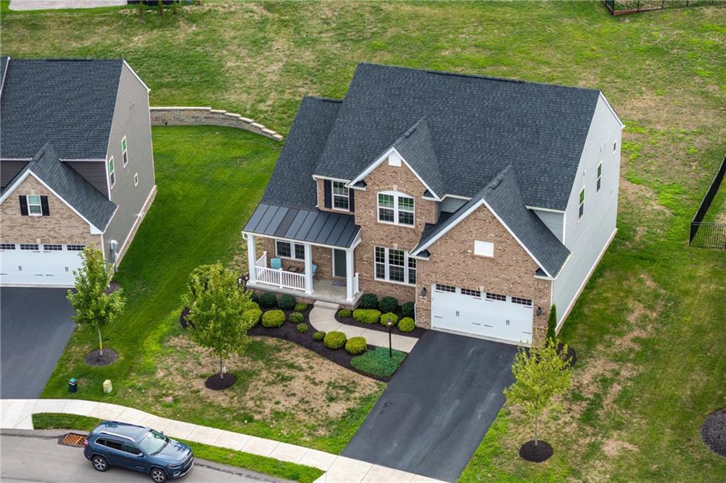 2006 Dantry Dr. Canonsburg, PA 15317 - Photo 3 of 32 an aerial view of a house with garden