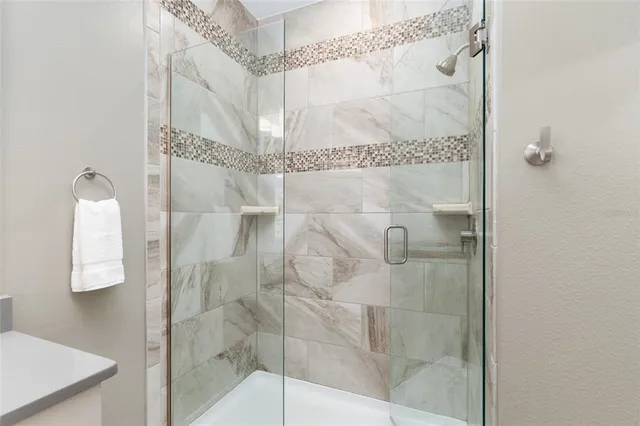 a front view of house with yard and outdoor seating