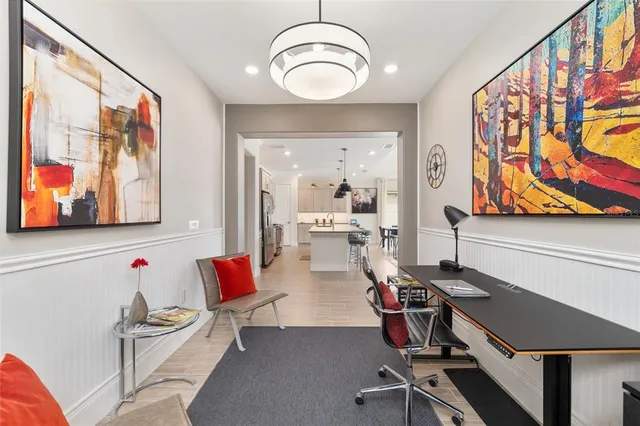 a very nice looking house with a large pool and a yard