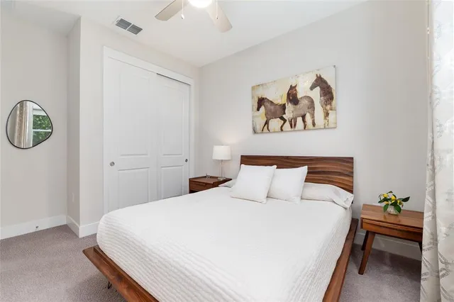 an aerial view of residential building with outdoor space