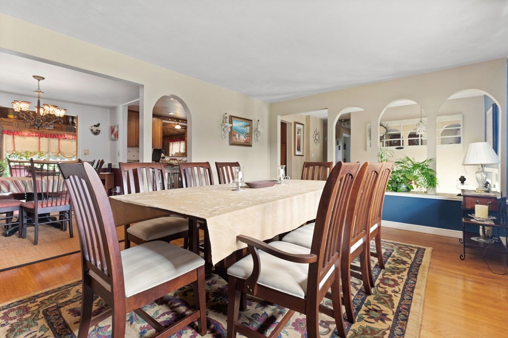 4 Peters Road Canton, MA 02021 - Photo 7 of 34 a view of a dining room with furniture window and wooden floor