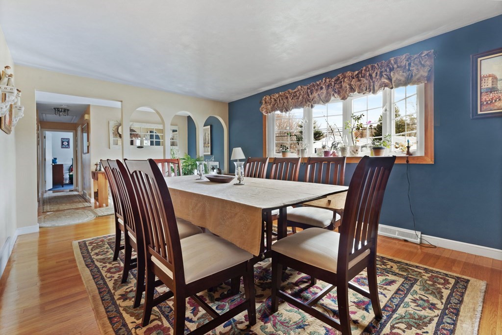 4 Peters Road Canton, MA 02021 - Photo 8 of 34 a view of a dining room with furniture window and wooden floor