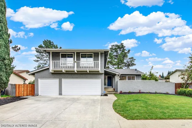 a front view of house with yard