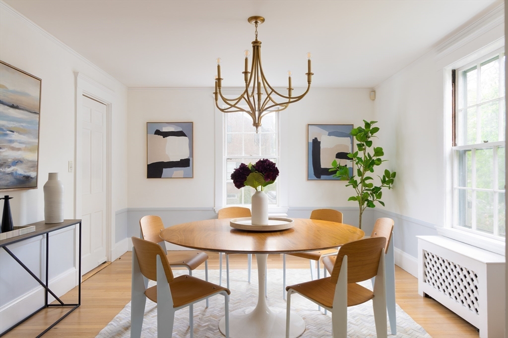37 Randolph Road Brookline, MA 02467 - Photo 6 of 20 a dining room with furniture and window