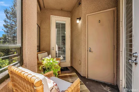 a view of balcony and patio
