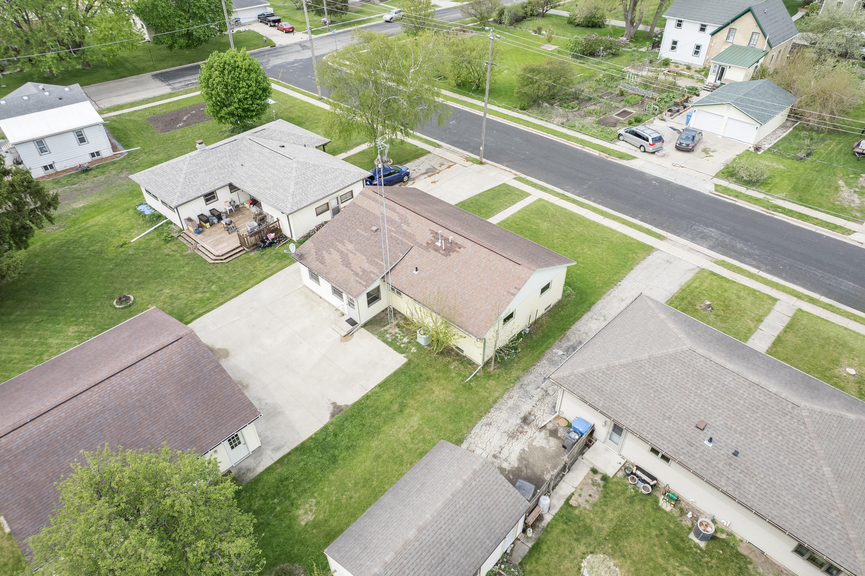 105 Clark Street Watertown, WI 53094 - Photo 33 of 35 Aerial home & garage