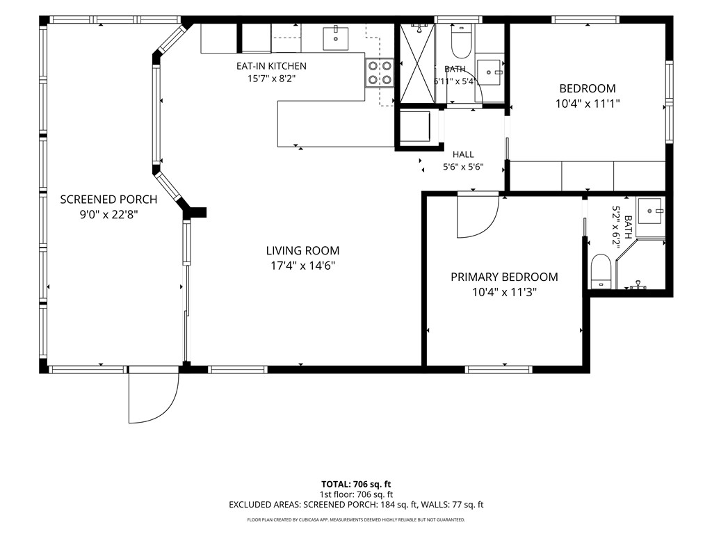 1230 Melton Road, Unit 4 West Union, SC 29696 - Photo 47 of 48 A well-organized floor plan delineates the functional flow of this cozy dwelling.