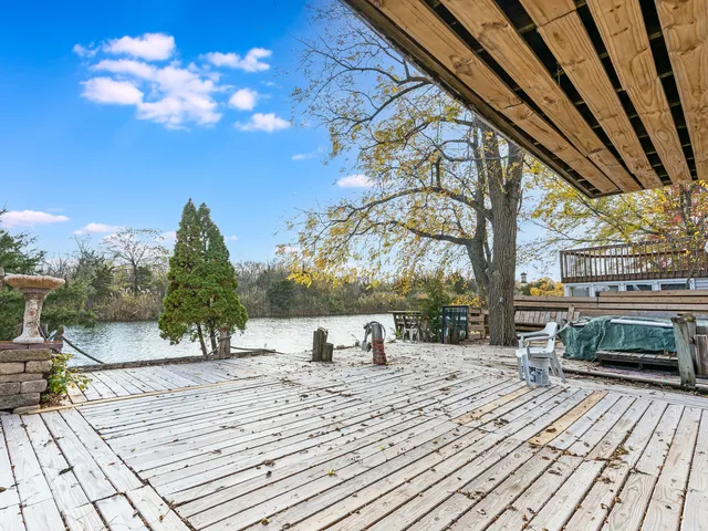 a view of a roof deck