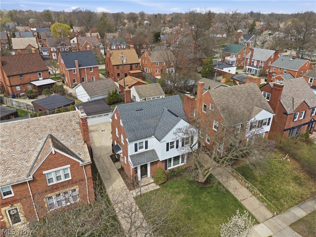 2552 Channing Road Cleveland, OH 44118 - Photo 29 of 33 Aerial view of home and neighborhood.