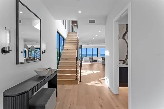 a view of outdoor space with seating area