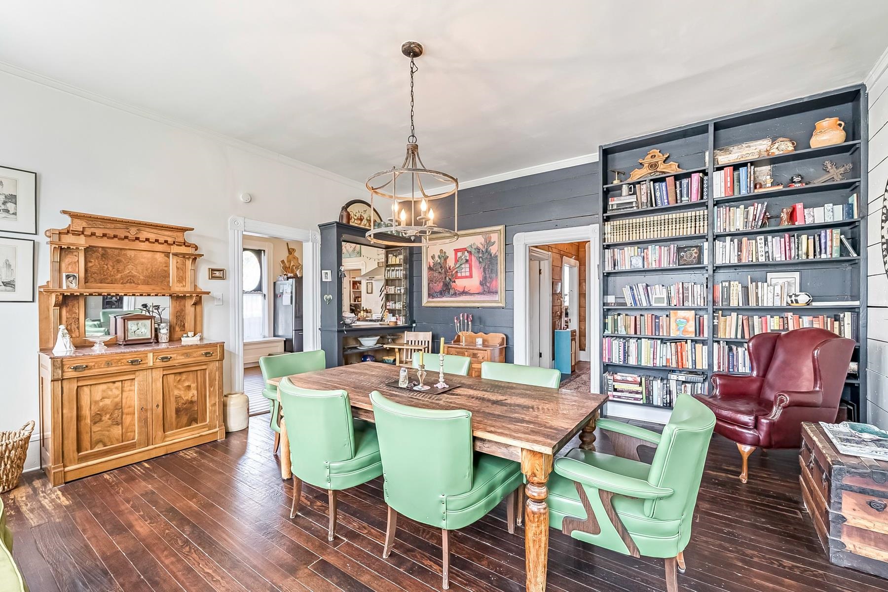 201 Front Street Loyalton, CA 96118 - Photo 13 of 28 a view of a dining room with furniture window and wooden floor