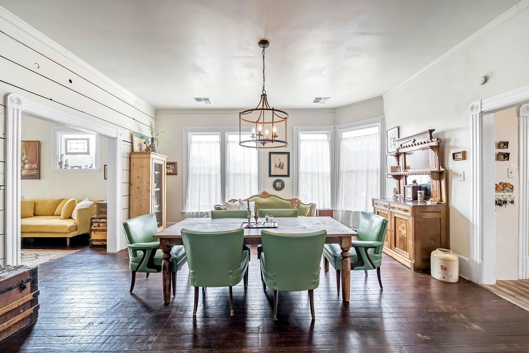 201 Front Street Loyalton, CA 96118 - Photo 15 of 28 a view of a dining room with furniture window and wooden floor