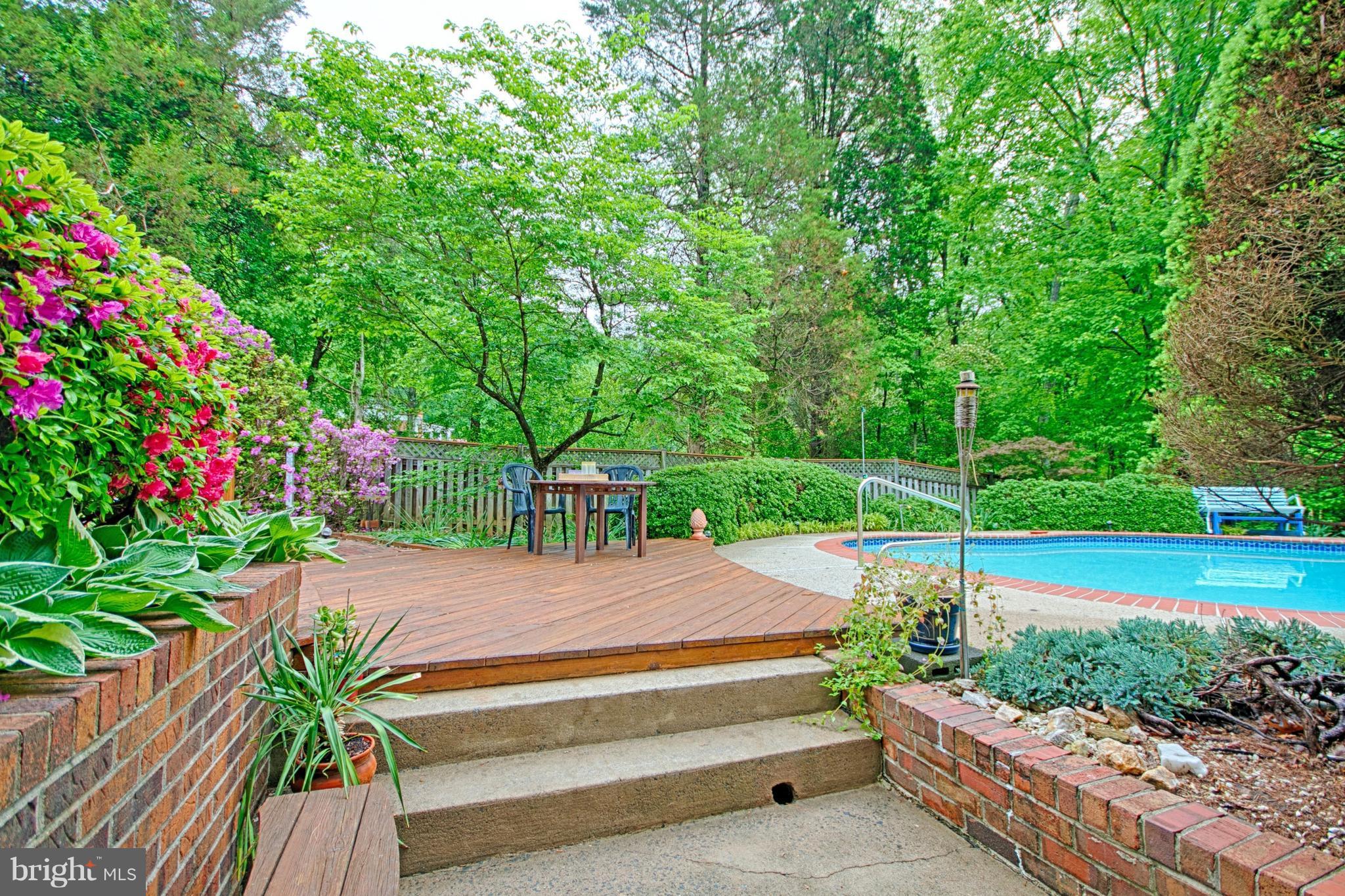 3217 Fox Mill Road Oakton, VA 22124 - Photo 24 of 30 Walk out from the lower level to the pool