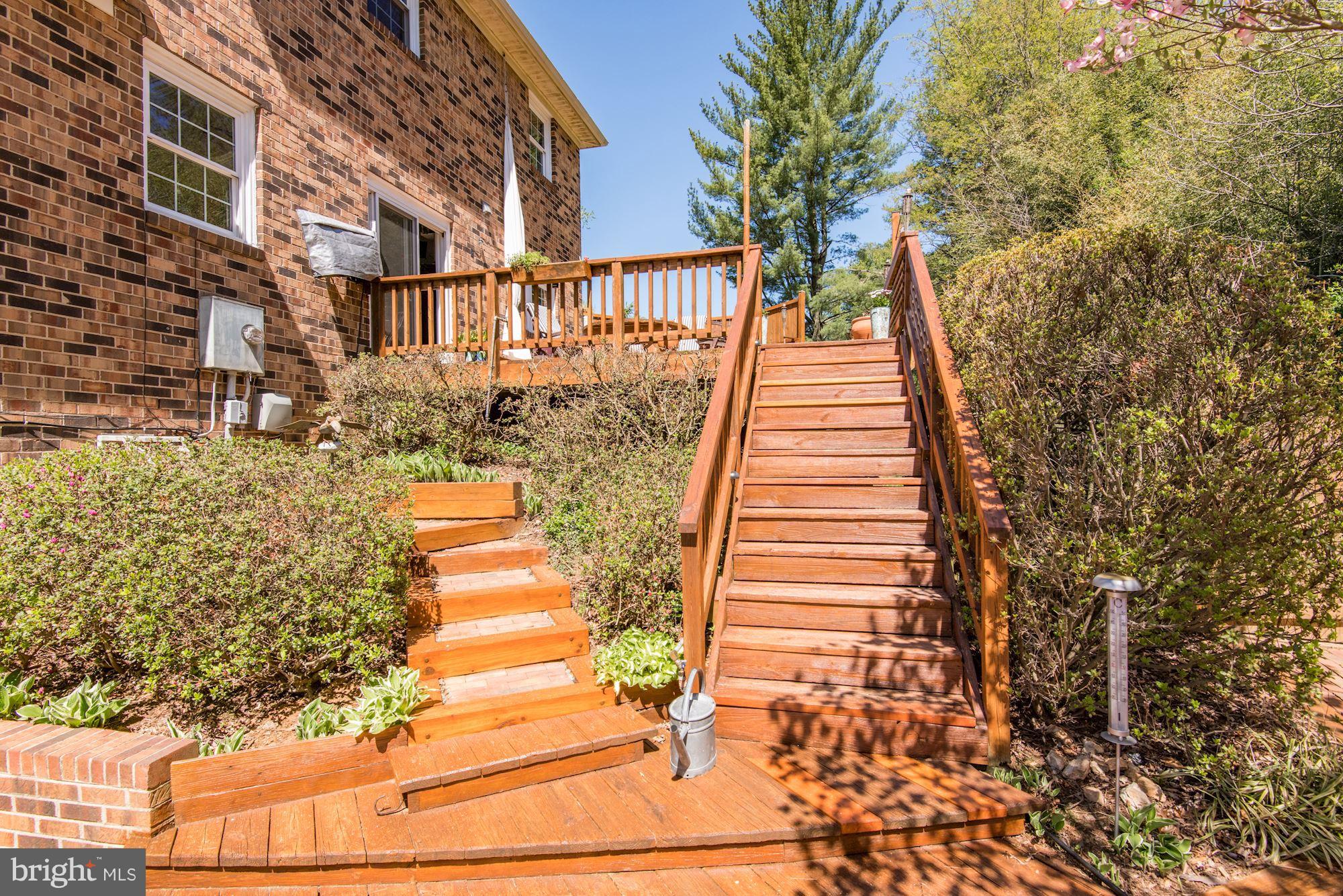 3217 Fox Mill Road Oakton, VA 22124 - Photo 26 of 30 Two-story deck leading to the pool